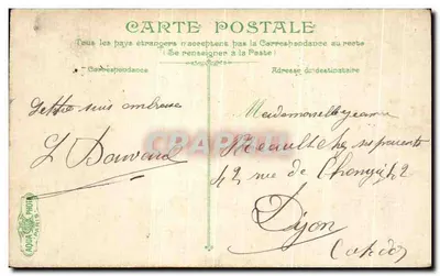 Lyon. O palácio São Pedro — vista da praça com a fonte — editor L.V.B.C. n°29 — Verso