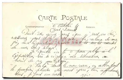 LYON — Bazylika NMP Fourvière — Façada boczna — Carricci, wydawca, n°8 — Rewers