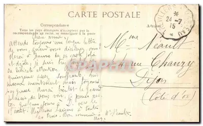 Rapide Doubs w Przełęczy Śmierci — Cliché Ch. Simon, wyd. Maîche-Ornans, nr 585 — Rewers