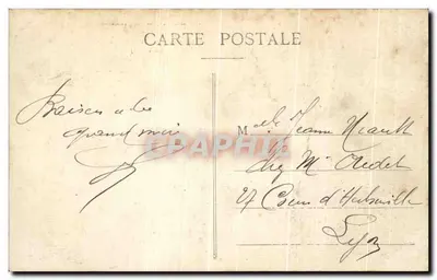 França-Savoia (1860-1910) — O Carro da Anexação (Antes) — Coleção L. Grimal, Chambéry — Verso