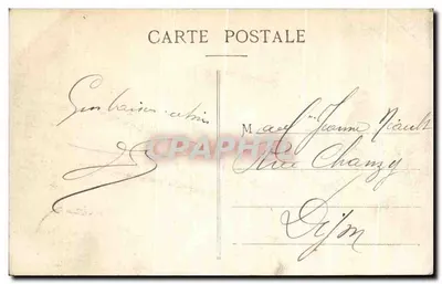 LYON — A Cheia do Rio Rhône (Janeiro de 1910) — Quai de Retz e o Ponte Morand — E. R. — Verso