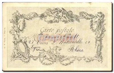 Sztuka XVIII wieku — Wignietka do Gier Małej Talii — EISEN, inv. — N° 202 — Rewers