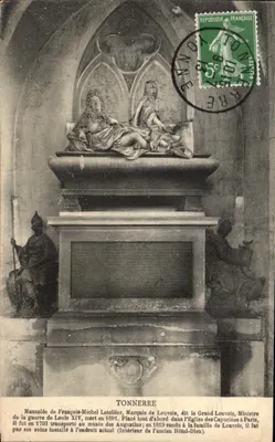 Mausoléu de François-Michel Le Tellier, Marquês de Louvois — Tonnerre — L. Durand, fotógrafo