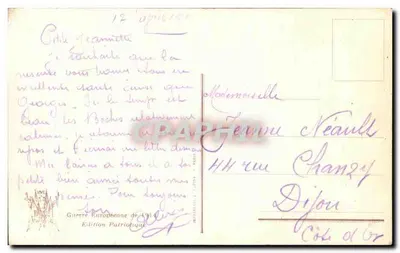 Os primeiros obuses alemães sobre as famosas feiras de Ypres — D'après G. Fratpont, edição Illustration, n° 2008 — Verso