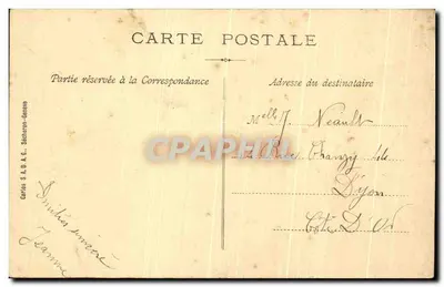 Lago Léman — Barco a Vevey — Série 395, editada por Carrés S.H.A.C. Sécheron-Geneve — Verso