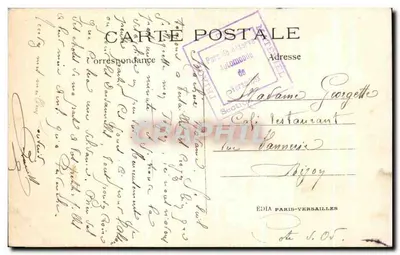 Bacia da Encélade — Parque de Versailles — ÉDIA Paris-Versailles n°277 — Verso