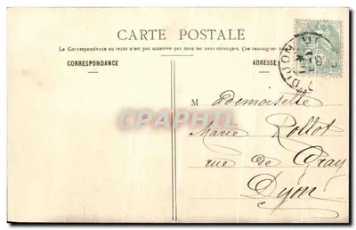 새 해 — 1905 — P. A. Beauregard, Nîmes — 뒷면