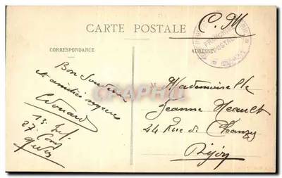 Nevers — Dolina Loary (dolna część) — widok z powietrza — wydawca nieznany — Rewers