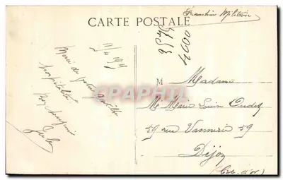 Nuits-sous-Ravières — Gallo-Romeinse torens — Uitgever niet zichtbaar — Achterkant
