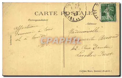 Domont — A Igreja — Edição Bizet, Domont (S.-et-O.) — Verso