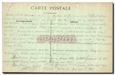 St-JULIEN-du-SAULT — Vue générale — éditeur : F. Goujon & Cie, n° 14 — Verso