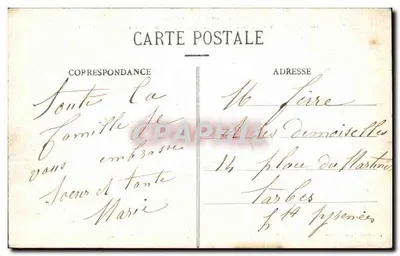 Cahors — piękny Lot przed rozbudową starego mostu Cabessut — Phototypia Palta, St-Céré — Rewers