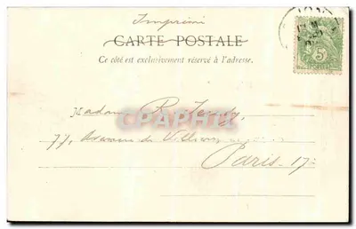 Dijon - Muzeum - Retabel drewniany z XIV wieku - L. V., wyd. — Rewers