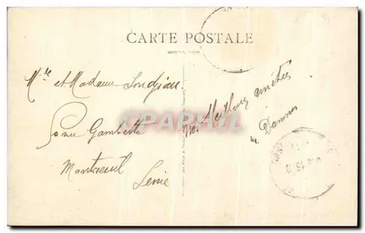 Astaffort — Castelo do Pe-da-Casse — Editor: J. P. F. & Cie, Toulouse — Verso