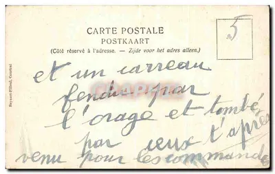 Zamek Sainte-Anne — Okolice Courtrai — Beyart-Filou, Courtrai — Rewers