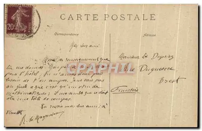 Thiviers - O Castelo — editor Perrasson, Limoges, n°10 — Verso