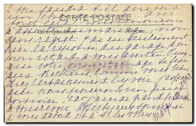 Arredores de MAMERS — Castelo do Val Pineau — Lib. Jourlin, Mamers — Verso