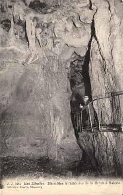 As Escadas Stalactiferas — Gruta com Galeria — Livraria Perrin, Chambéry