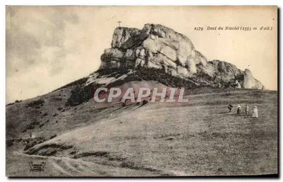 निवोलेट के दांत (1553 मीटर ऊँचाई) — पोस्टकार्ड संख्या 4579 — संपादक 'बी. एल. & सी' (छापकर्ता)