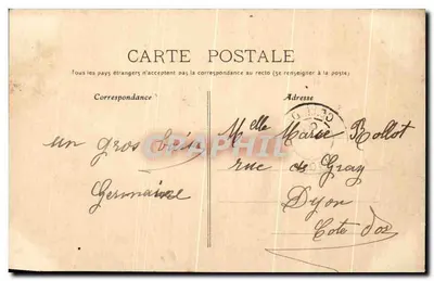 Dijon — Trasa do Plombières. Le Foulon — Wydawca Dijon, nr 72 — Rewers