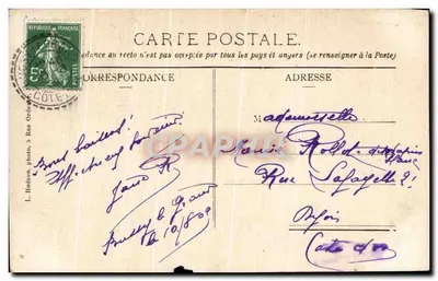 Château de Bussy-Rabutin (Côte-d'Or) — Reliquaire du XIIIe siècle — éditeur L. Hudson, photo, 5 Rue Ordener — Verso