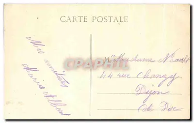 Lyon — Most na Boucle i Coteau Saint-Clair — wydawca nieodczytelny — Rewers