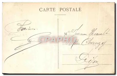 Lyon — As Inundações (Janeiro 1910) — Uma Plataforma Enterrada no Pont de la Guillotière — E.R. — Verso