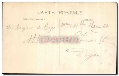 Bèze (Côte-d'Or) — Strumień źródła Bèze — Wydanie: 12 do 15 000 litrów na sekundę (Zdjęcie zrobione 20 grudnia 1913 roku) — Rewers
