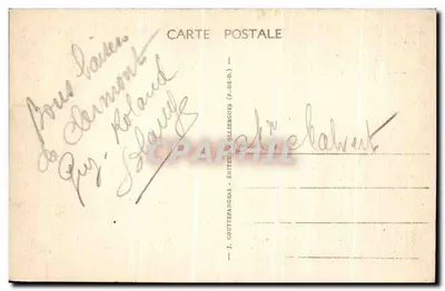 L'Auvergne — Auvergne-huwelijksfeest — G D'O. 1244 — Achterkant