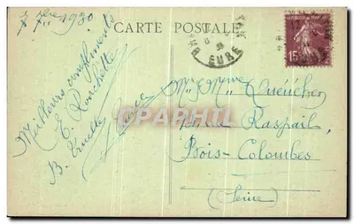 Zamek ANET (E.-et-L.) — Wejście główne — Wydawca: R. Rambaud, Dijon — Rewers