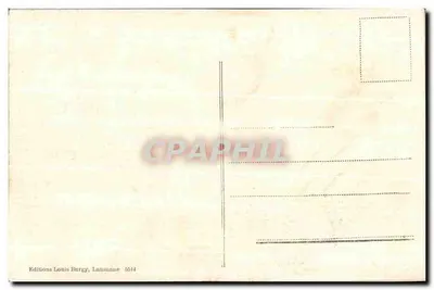 Caux en hiver — Le sommet de la piste du Crêt d'Ybau et les Rochers de Naye — Éditions Louis Burgy, n°5514 — Verso