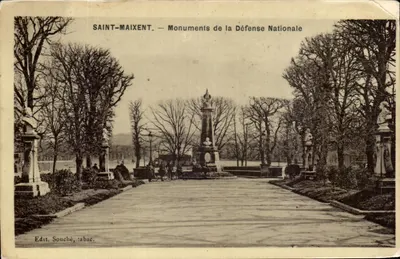 Saint-Maixent — Monumentos da Defesa Nacional — Edit. Souché, tabac