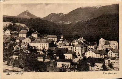 Jougne — Visão geral — Bilhete postal antigo n°1, editor ARA