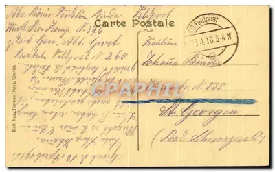 Couvin (Villégiateure) — O Grande Ponte — Ed. B. Thomas-Dalouq — Verso