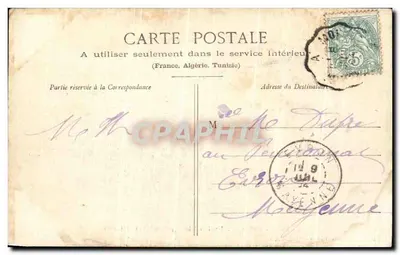 Paray-le-Monial - Wnętrze kaplicy Wizyty — H. Bonamy, wydawca, Poltières - kolekcja II. B. — Rewers