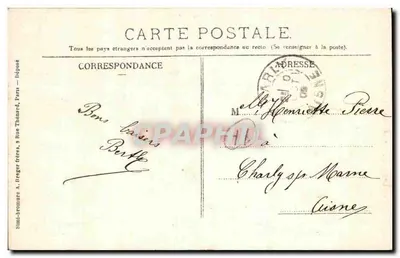 La Ferté-sous-Jouarre — Hotel-de-Ville — E. Guyot, impressor-editor — Verso