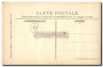 Ferrières-en-Brie — O Castelo — Fachadas Sul e Oeste — Edição Aubry — Verso