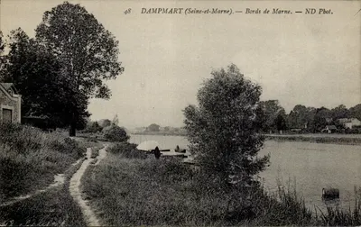 डैम्पमार्ट (सीन-ए-मार्न) — मार्न के किनारे — एनडी प्लोट