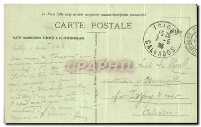 Esbly (S.-et-M.) - El Morin entre árboles — Edición Lelibrére, n°43 — Reverso
