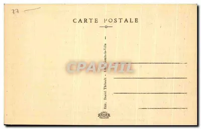 Combs-la-Ville (S.-et-M.) — Um canto da Floresta de Sénart — Editor Daniel Thibault, Toulouse — Verso