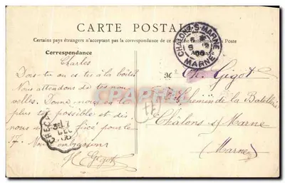 Crécy-en-Brie — Le Beffroi — Gruot, Wydawca, Crécy 7 — Rewers
