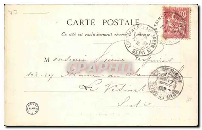 Barbizon - Wewnętrzny pawilon Hotelu Lasu — C. F. P., 129, rue Turenne, Paris — Rewers