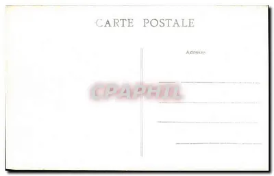 Zamek w Graville — widok zamku otoczony drzewami — wydawca C.L. Pons — Rewers