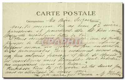 Grez-sur-Loing — Brzegi Loing — wydawca Siron, Pontainobleau, nr 522 — Rewers
