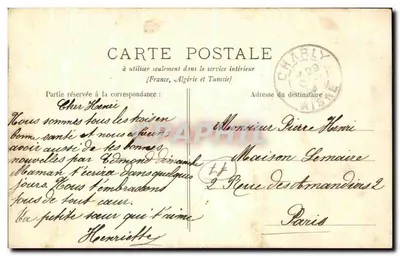 La Ferlé-sous-Jouarre (S.-et-M.) — O Moinho — editor desconhecido, n°10 — Verso