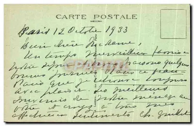 Parijs — La Conciergerie — A. L. — Achterkant