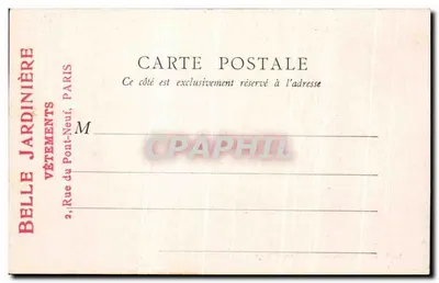 De Rue du Rempart — Parijs — Imp. Berthaud - Baschet, uitgever — Achterkant