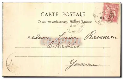 Paris — Avenida da Grande Armée — editor Lucien, n° 316 — Verso