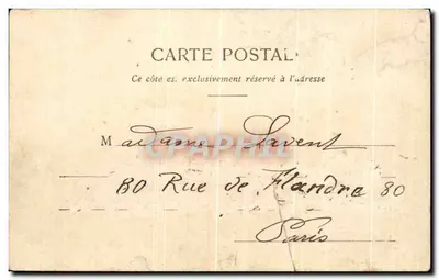Paris - Jardin d'Acclimatation - Le Pigeonnier — éditeur imprimeur non visible, n° de série 161 — Verso