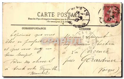 Paris — Notre-Dame — Une Chimère — LL. — n° 445 — Verso